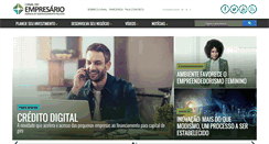 Desktop Screenshot of canaldoempresario.com.br